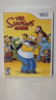 The Simpsons Game Nintendo Wii CIB Tested & Working NTSC-U/C